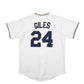 Mens White Majestic MLB Baseball Jersey San Diego Padres Short Sleeve T Shirt