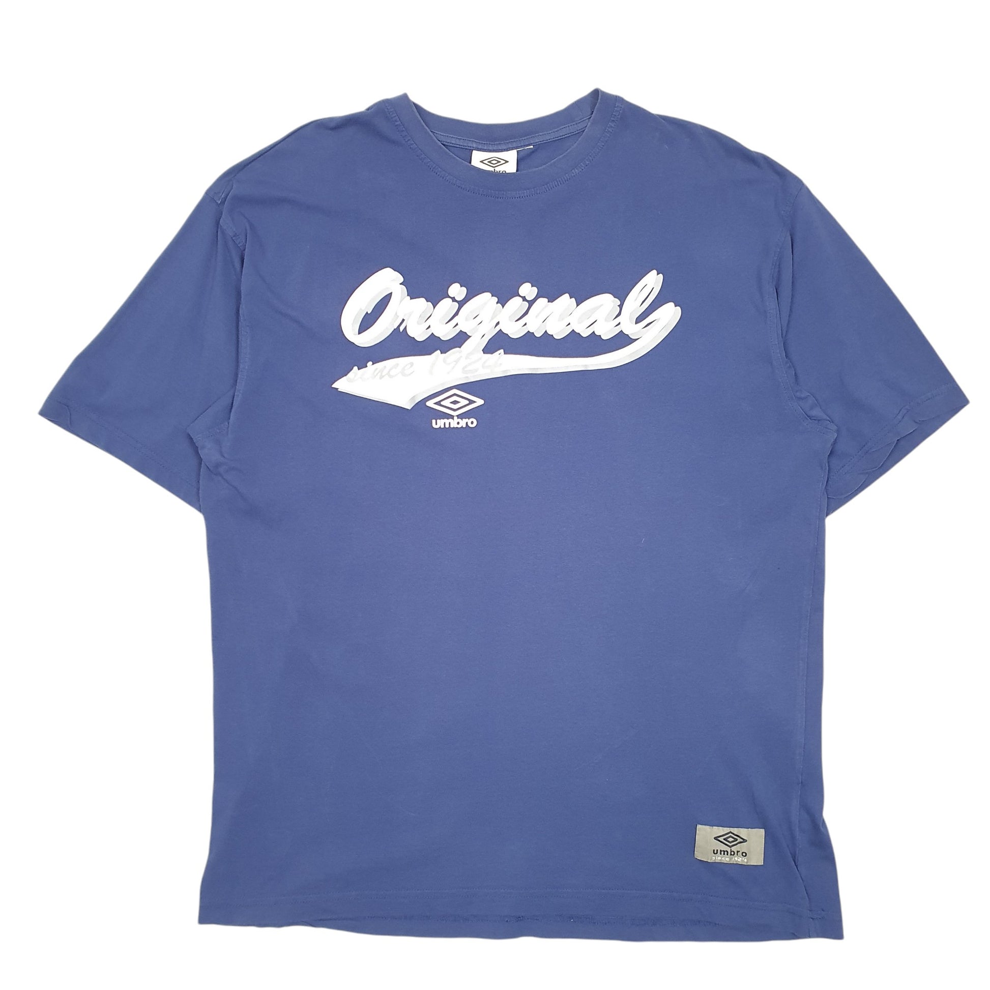 Mens Navy Umbro Original Since 1924 Short Sleeve T Shirt