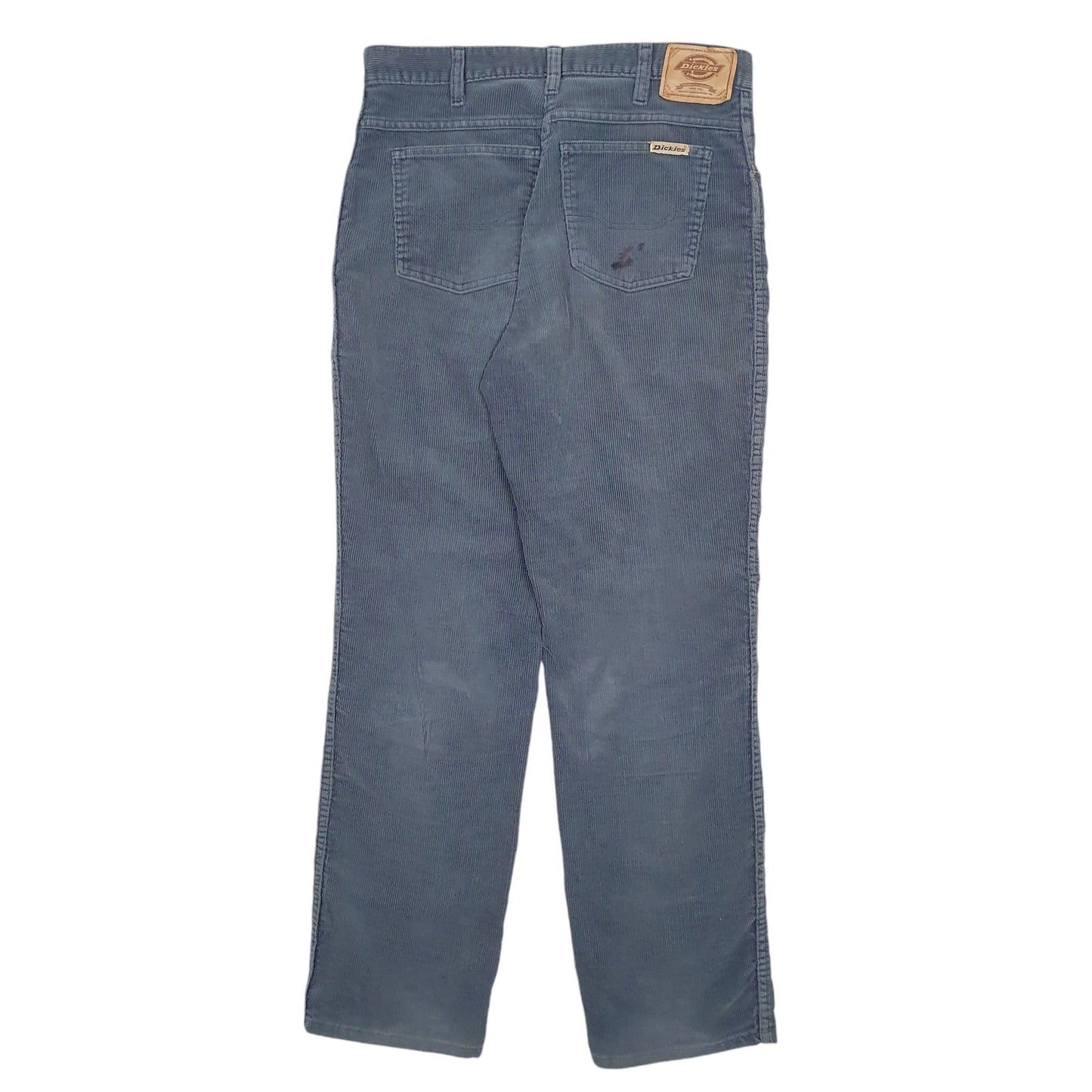 Mens Blue Dickies Workwear Corduroy Trousers