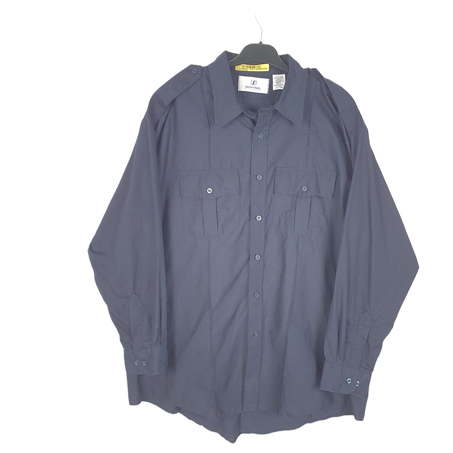 Mens Navy Sentinel By Horace Small Workwear Long Sleeve Shirt