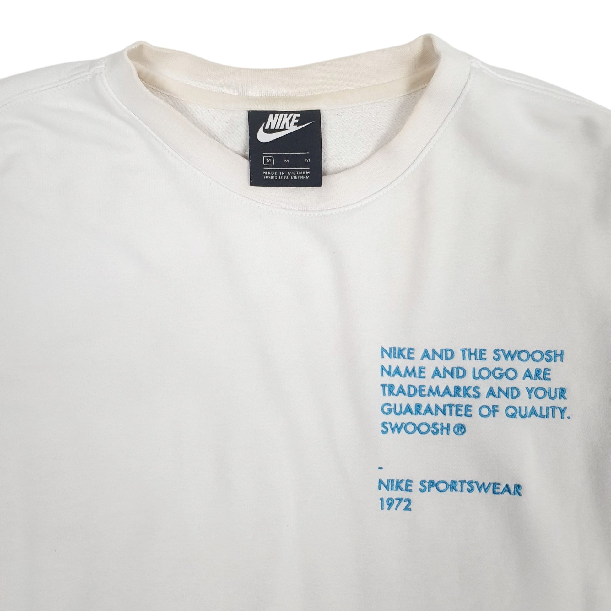 Mens Nike White Crewneck Jumper M – Bundl Clothing