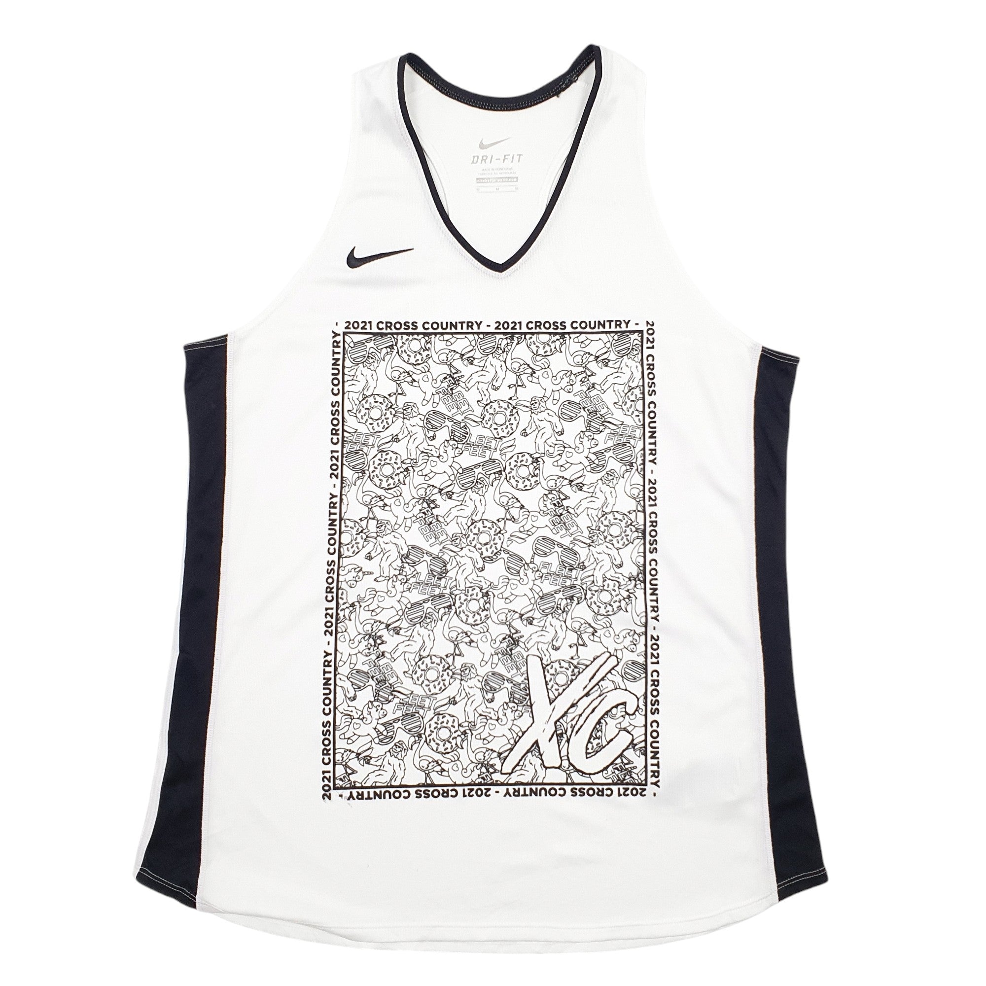 womens white nike vest