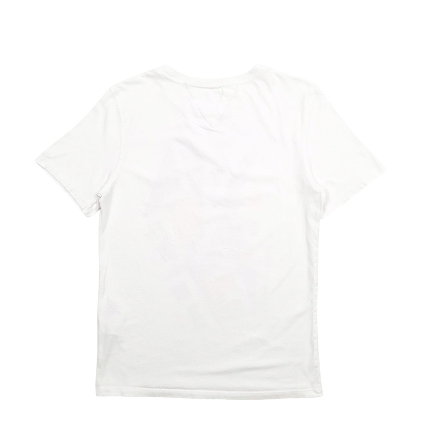 Womens White Tommy Hilfiger Spellout Short Sleeve T Shirt