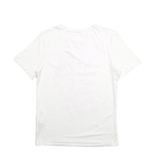 Womens White Tommy Hilfiger Spellout Short Sleeve T Shirt