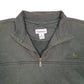 Mens Green Carhartt Workwear Quarter Zip Jumper