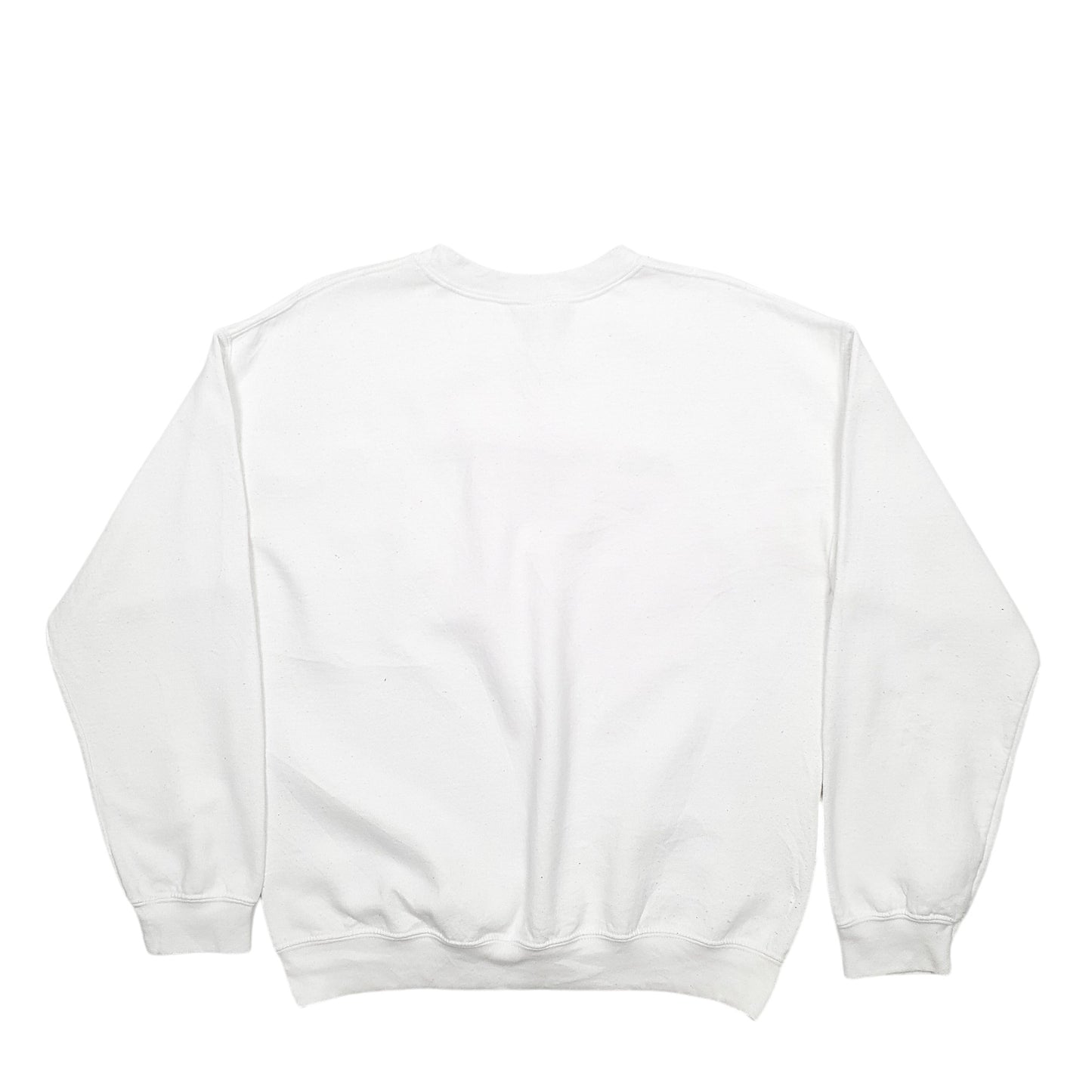 Mens White Gildan San Francisco California Spellout Crewneck Jumper