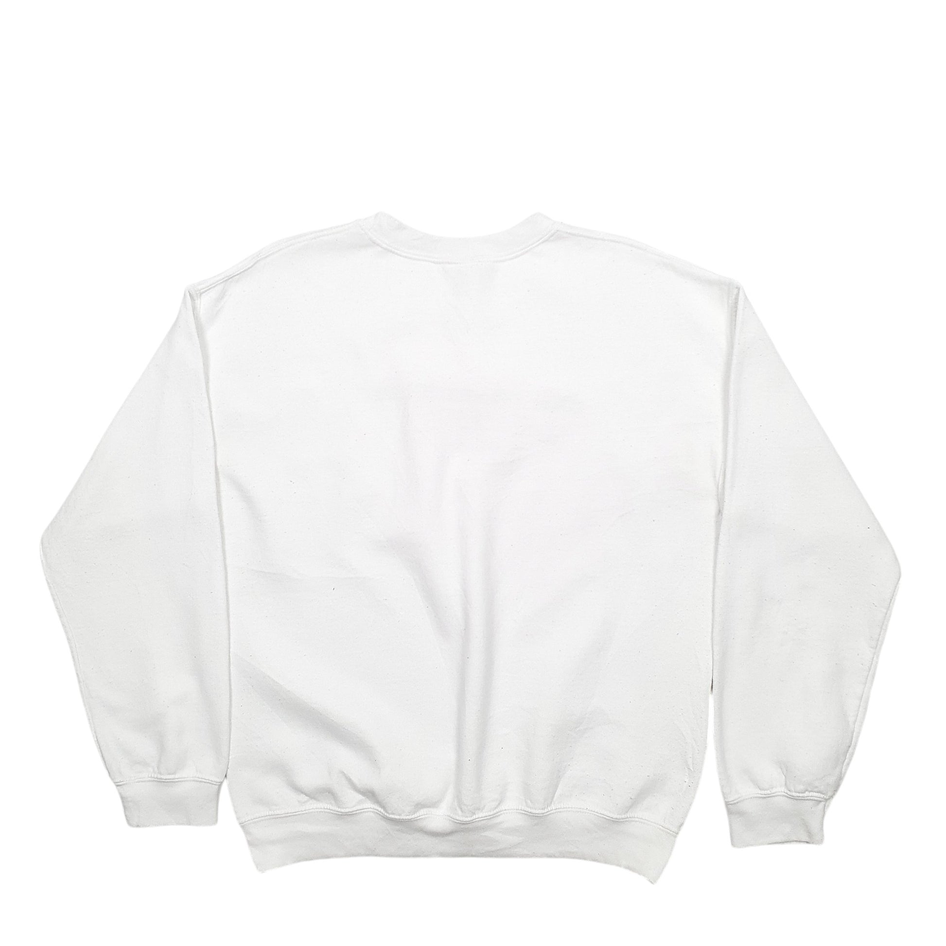 Mens White Gildan San Francisco California Spellout Crewneck Jumper