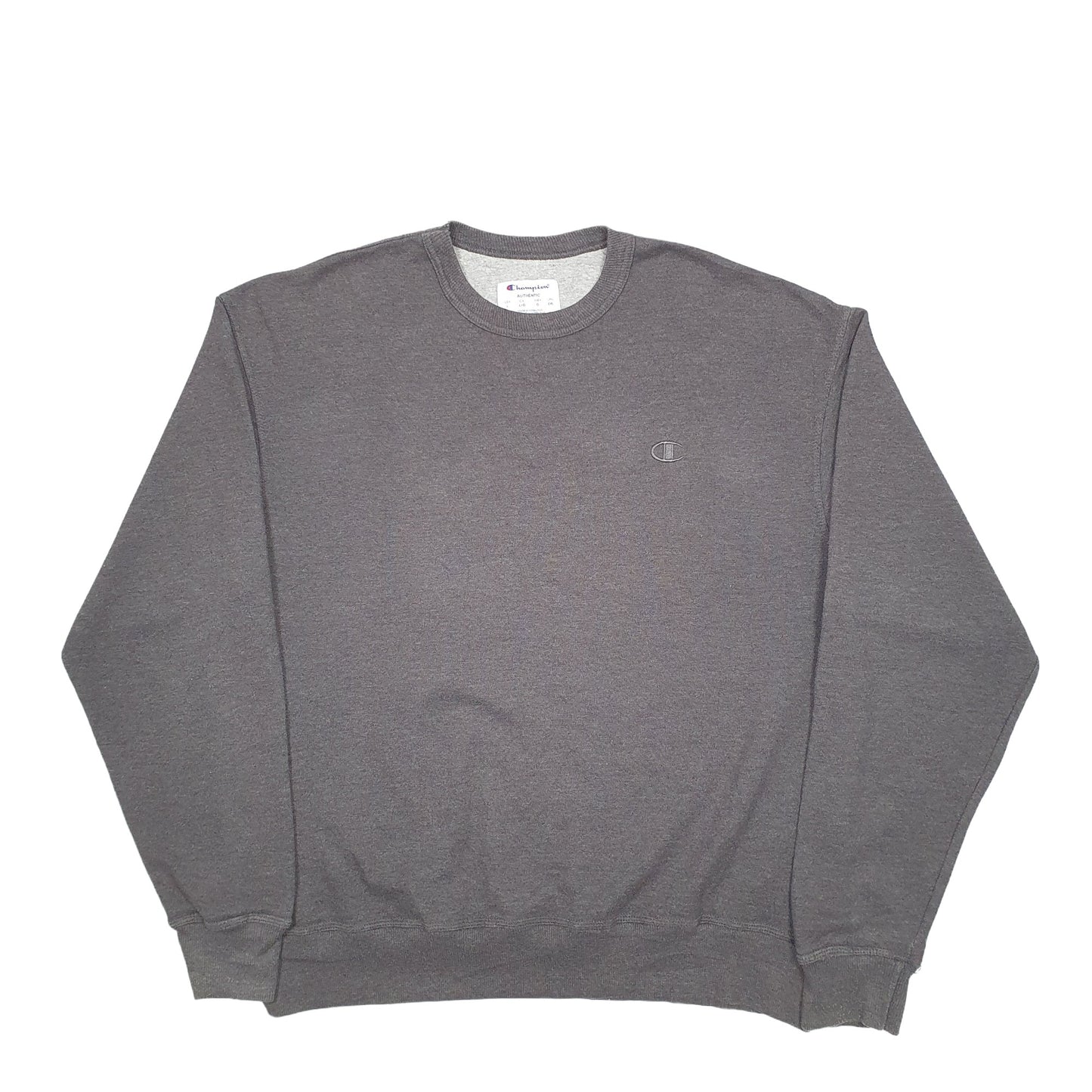 Mens Grey Champion  Crewneck Jumper