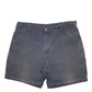 Mens Black Carhartt Workwear B145 Carpenter Shorts