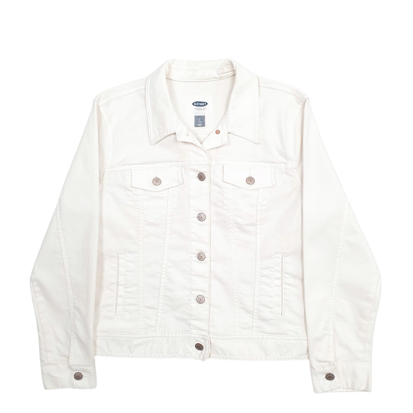 Womens Cream Old Navy  Full Zip Coat