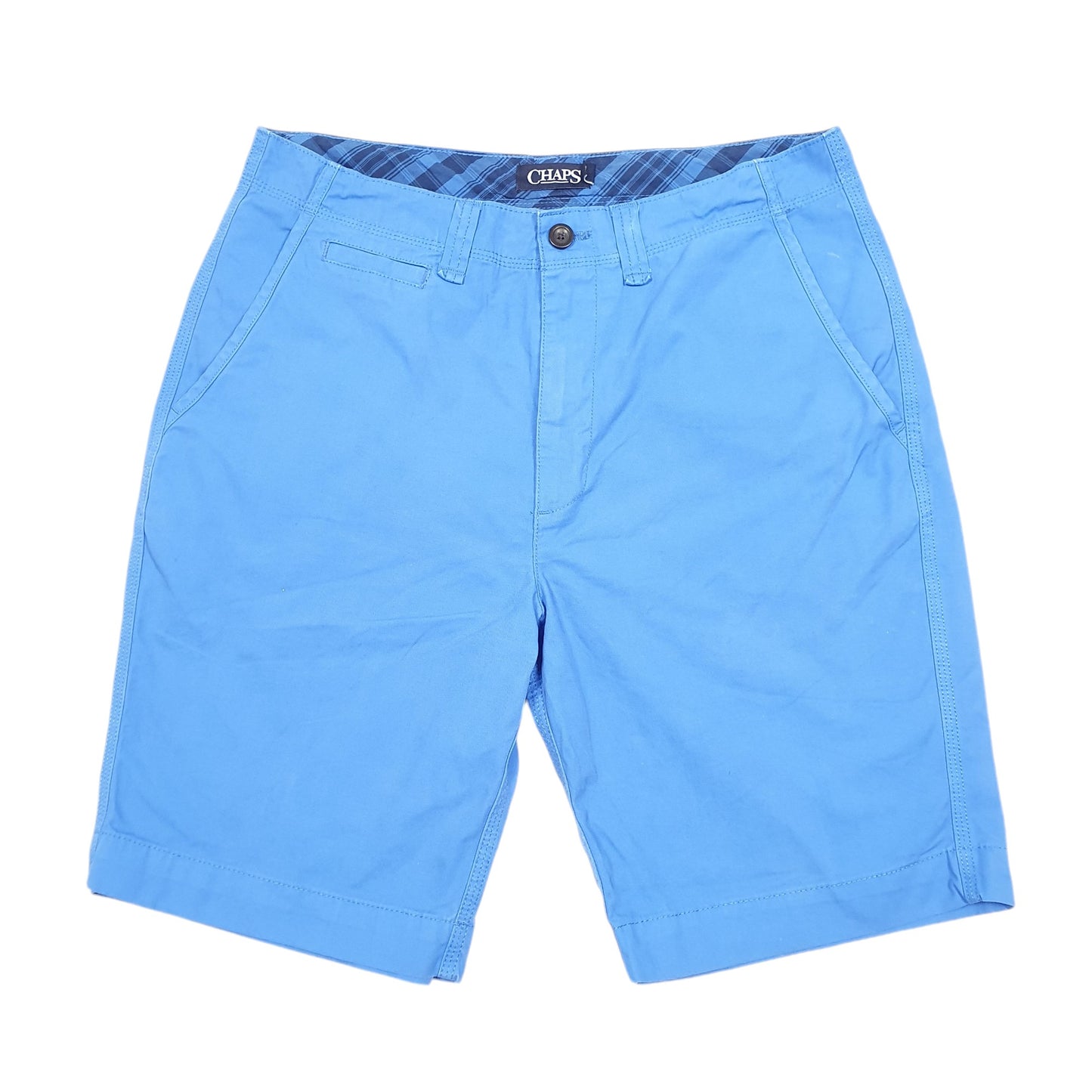 Mens Blue Chaps  Chino Shorts
