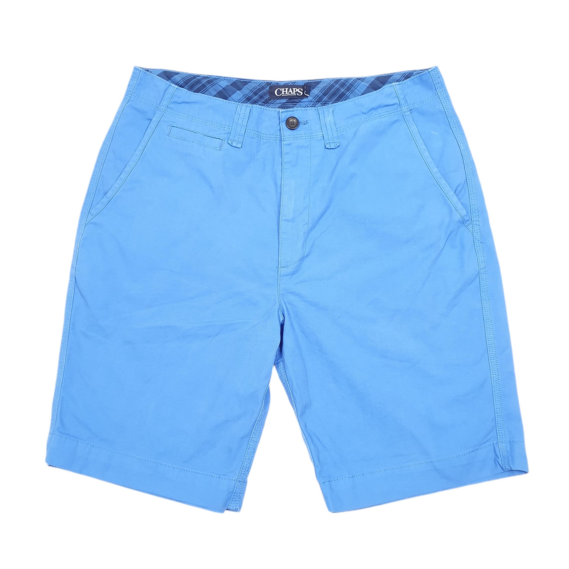 Mens Blue Chaps  Chino Shorts