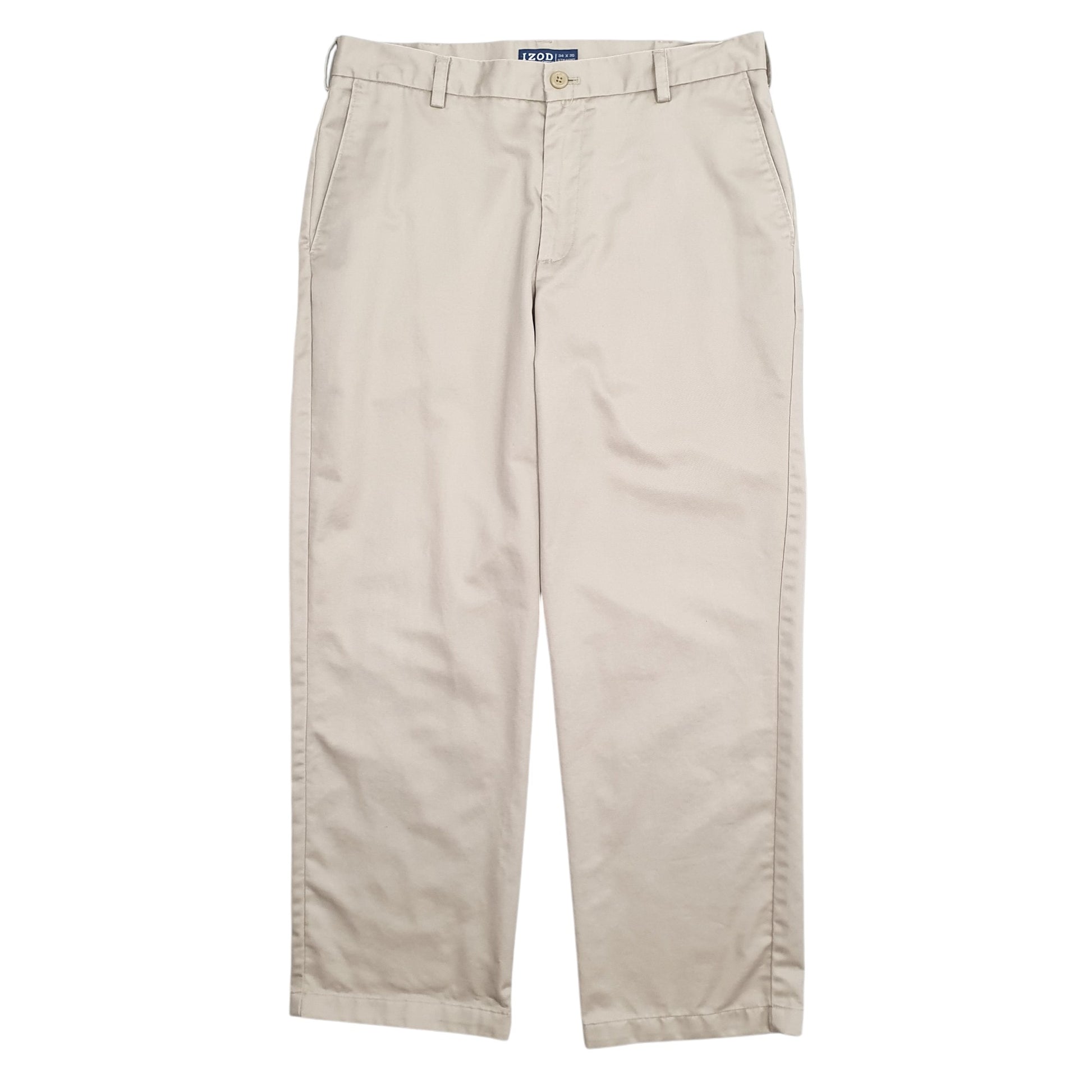 Mens Beige Izod  Chino Trousers