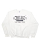 Mens White Gildan Chicago Spellout Crewneck Jumper