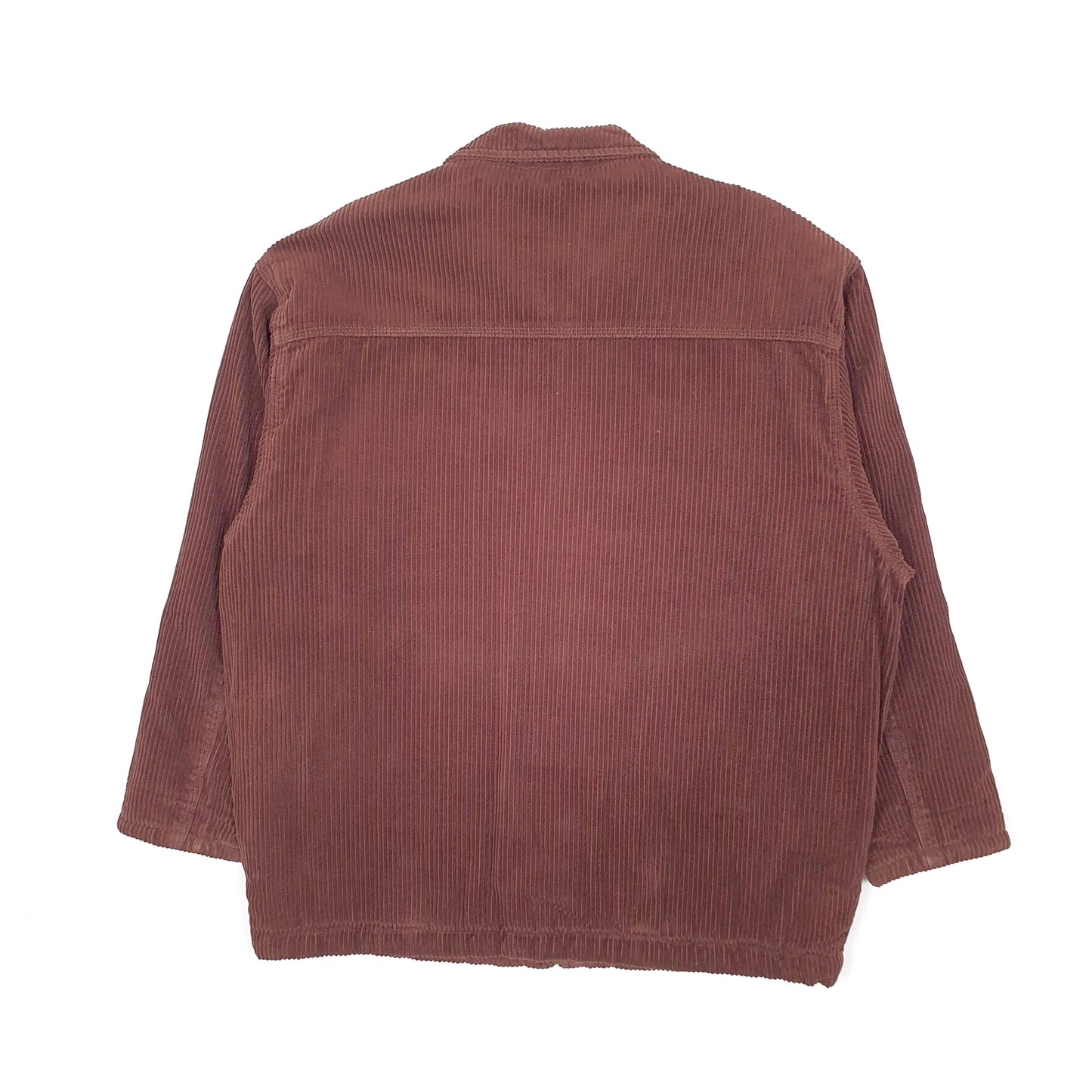 Mens Brown Lee Vintage 1990s Union Made in USA Corduroy Bomber Workwear  Coat