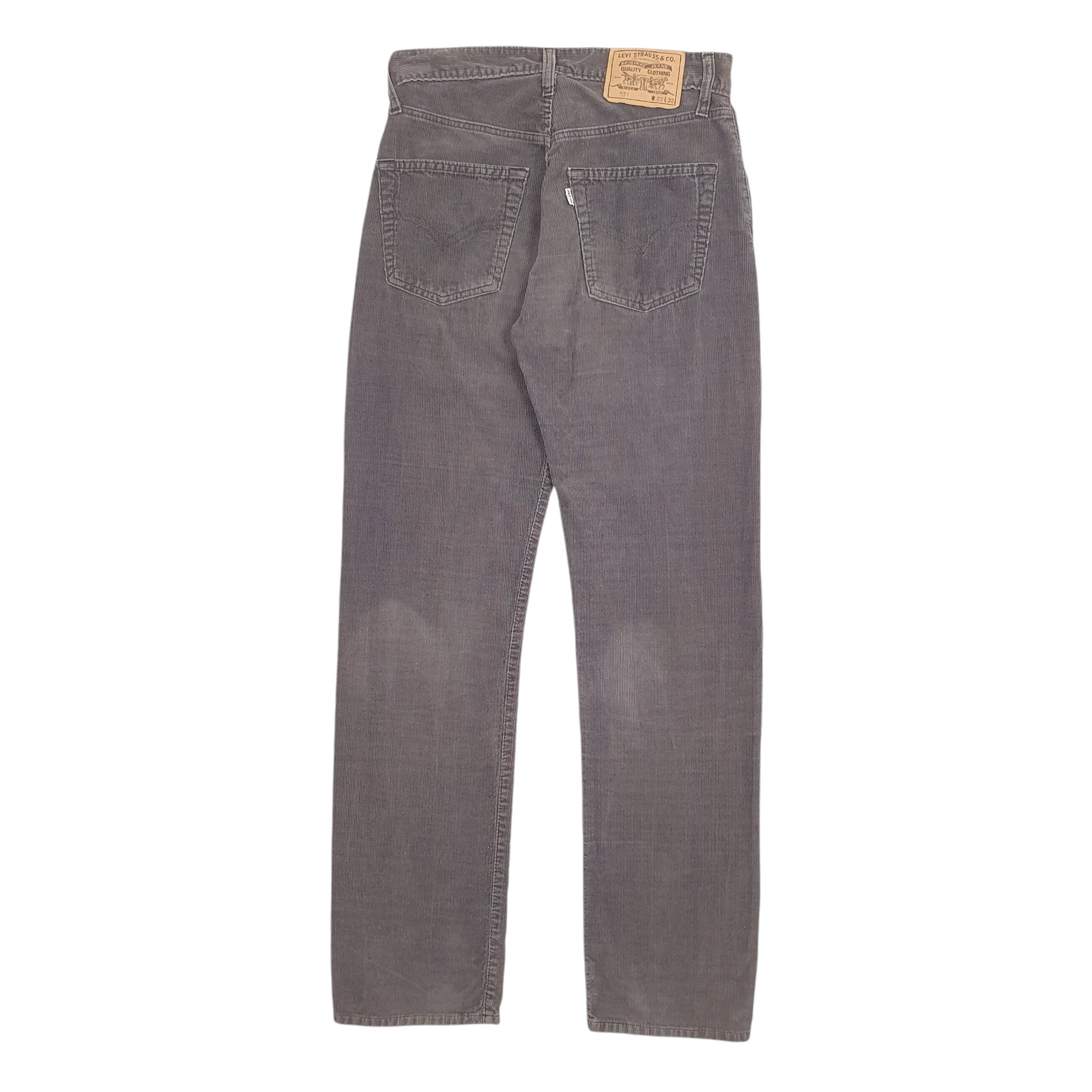 Womens Grey Levis  Corduroy Trousers