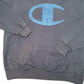 Mens Navy Champion C Logo Crewneck Jumper