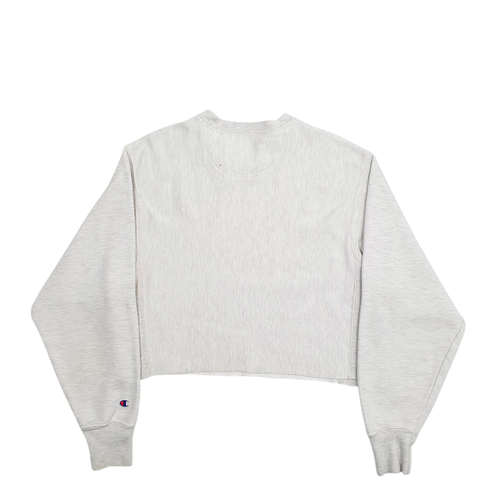 Womens Champion Grey Crewneck Reverse Weave Jumper L – Bundl Clothing