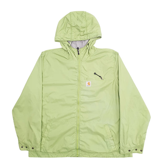 Mens Green Carhartt Crewneck Coat