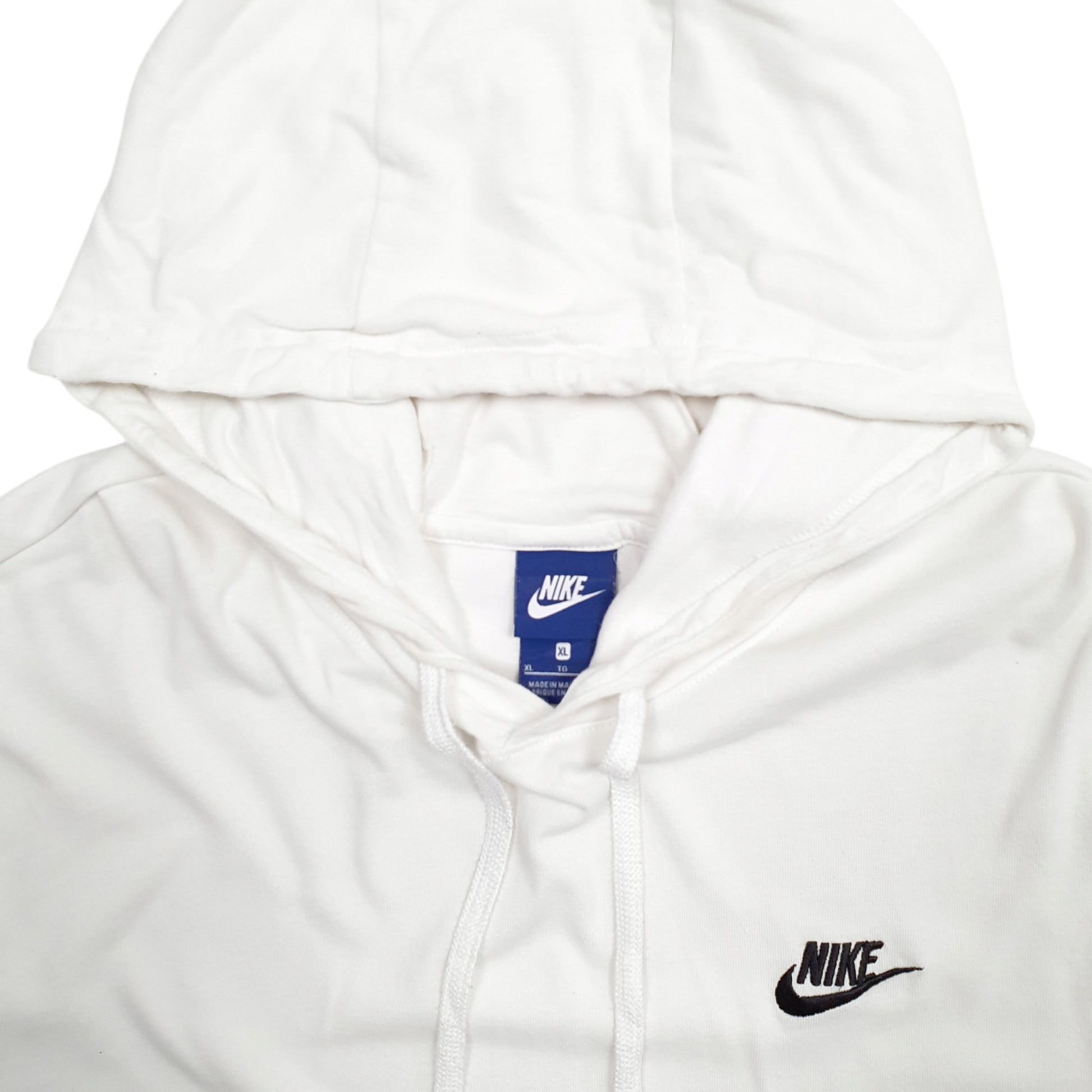 Mens White Nike  Hoodie Jumper