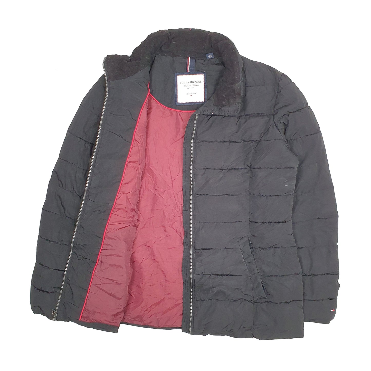 Womens Black Tommy Hilfiger   Coat