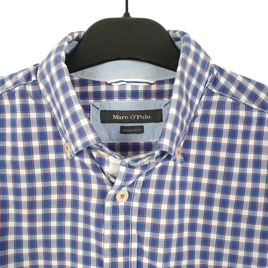 Mens Blue Marc O Polo  Long Sleeve Shirt