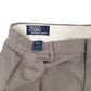 Mens Beige Polo Ralph Lauren Vintage 90s Double Pleated Houndtooth Chino Trousers