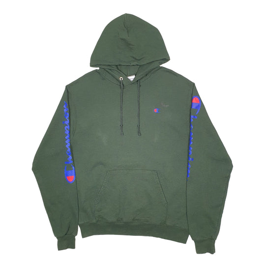 Mens Green Champion  Hoodie Jumper