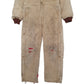 Mens Beige Carhartt Vintage 1990s USA Union Made Overalls Coveralls  Coat