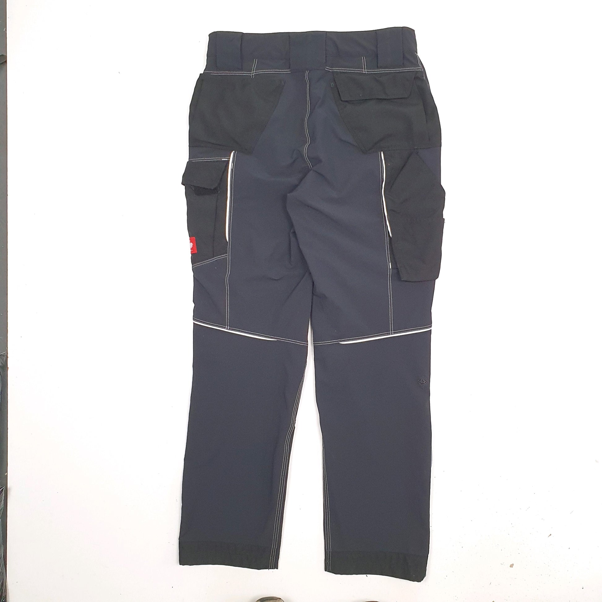 Mens Black Engelbert Steuss  Cargo Trousers