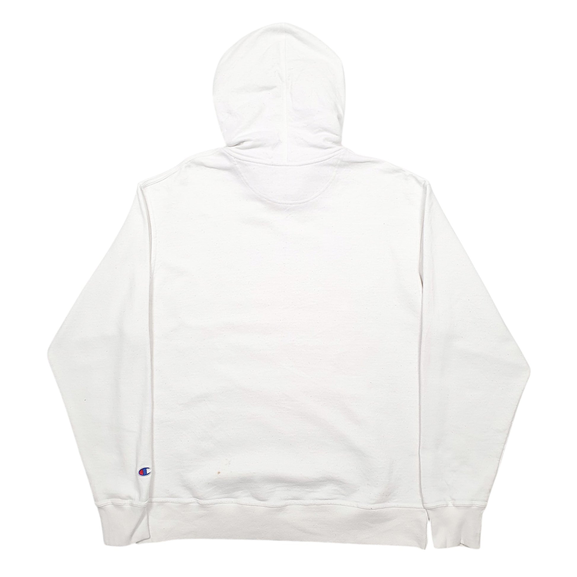 Mens White Champion  Hoodie Jumper