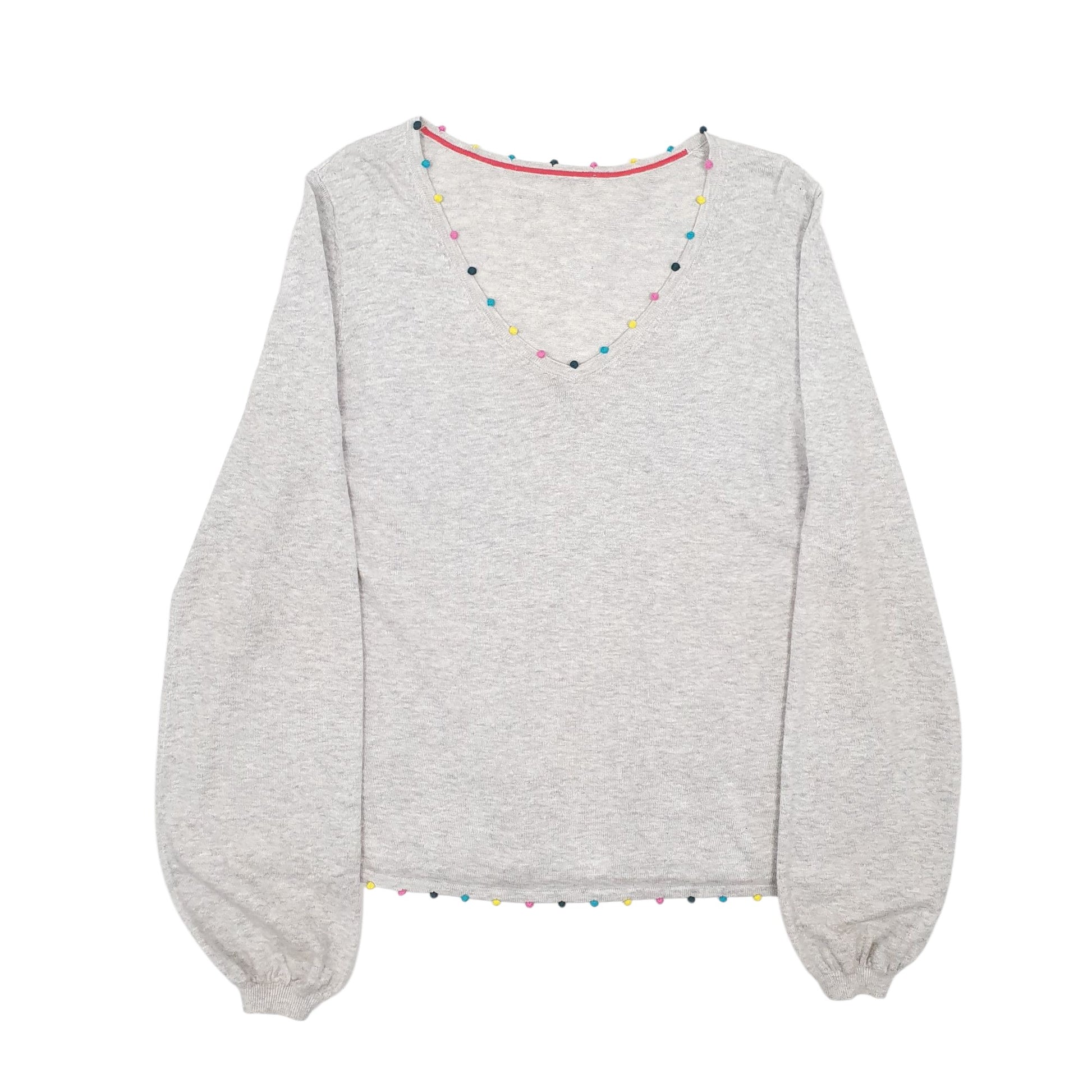 Womens Grey JP Boden  Long Sleeve T Shirt