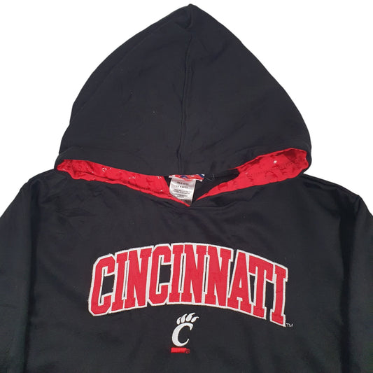 Womens Black Champion Cincinnati Hoodie Jumper