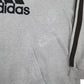 Mens Grey Adidas  Hoodie Jumper