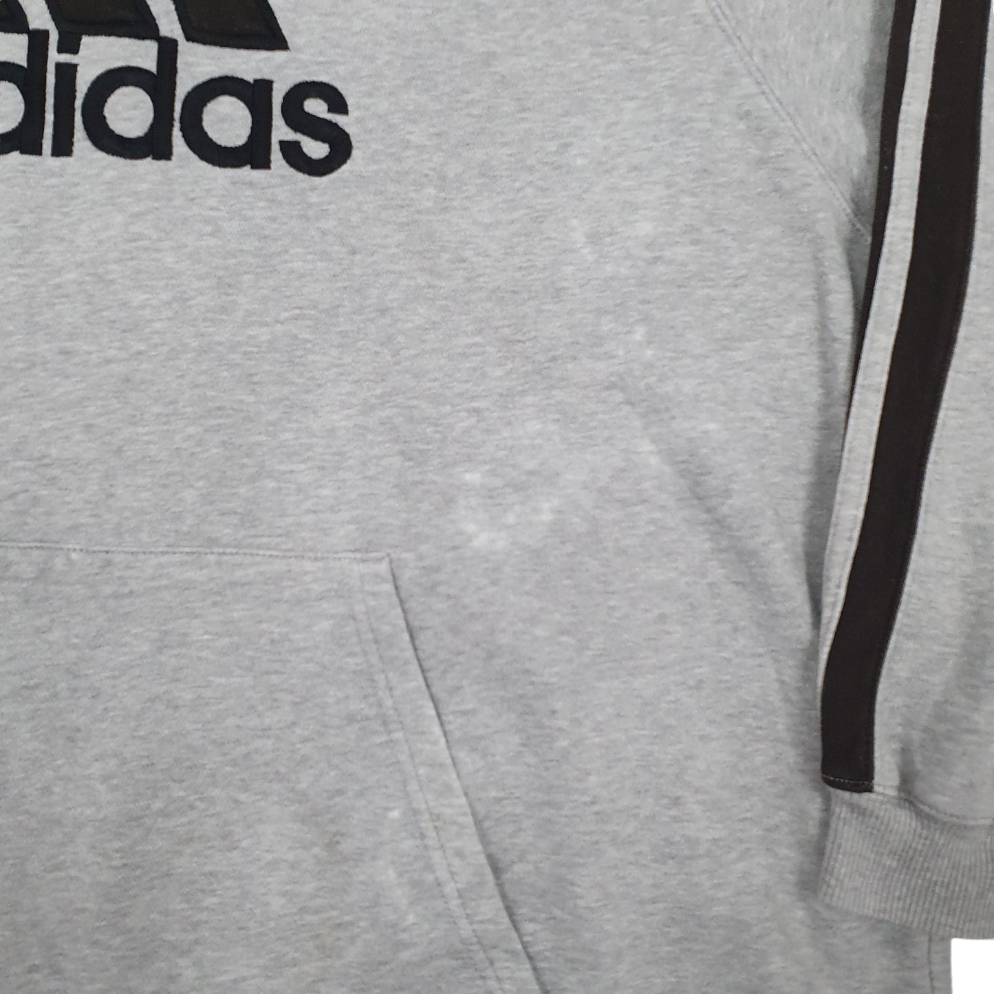 Mens Grey Adidas  Hoodie Jumper