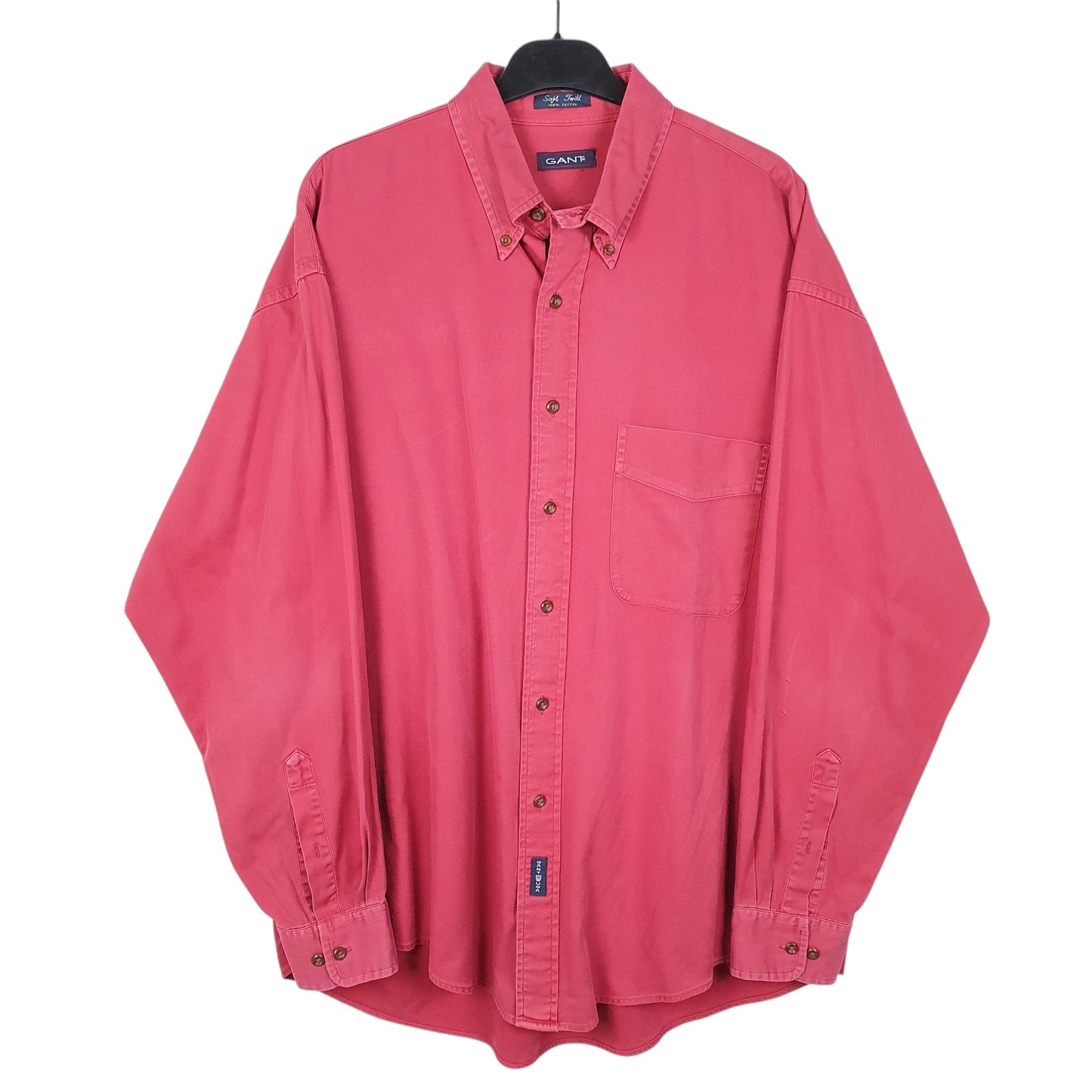 Mens Red Gant USA Soft Twill Long Sleeve Shirt