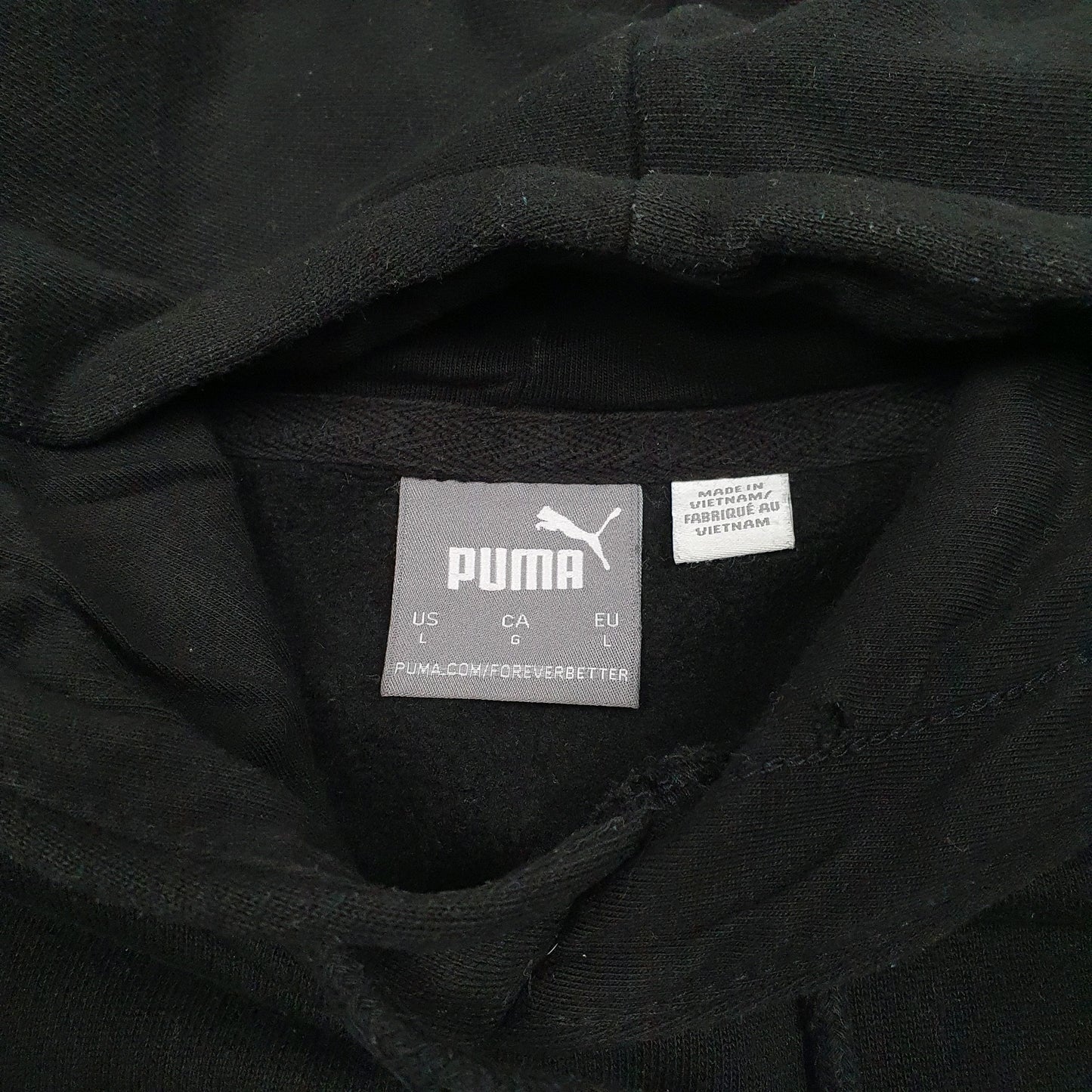 Mens Black Puma  Hoodie Jumper