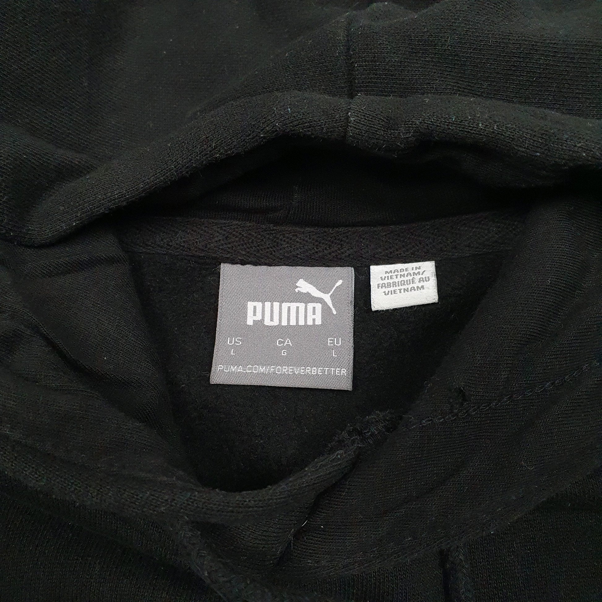 Mens Black Puma  Hoodie Jumper