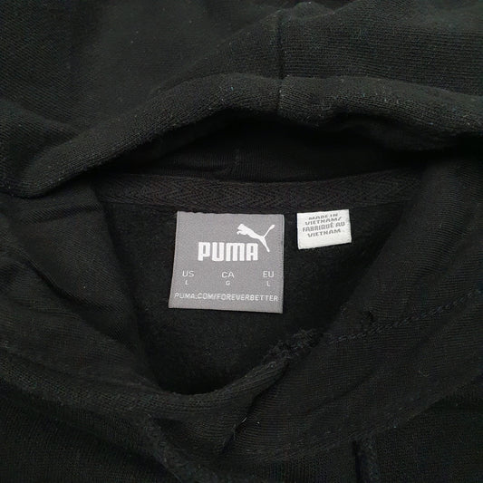 Mens Black Puma  Hoodie Jumper