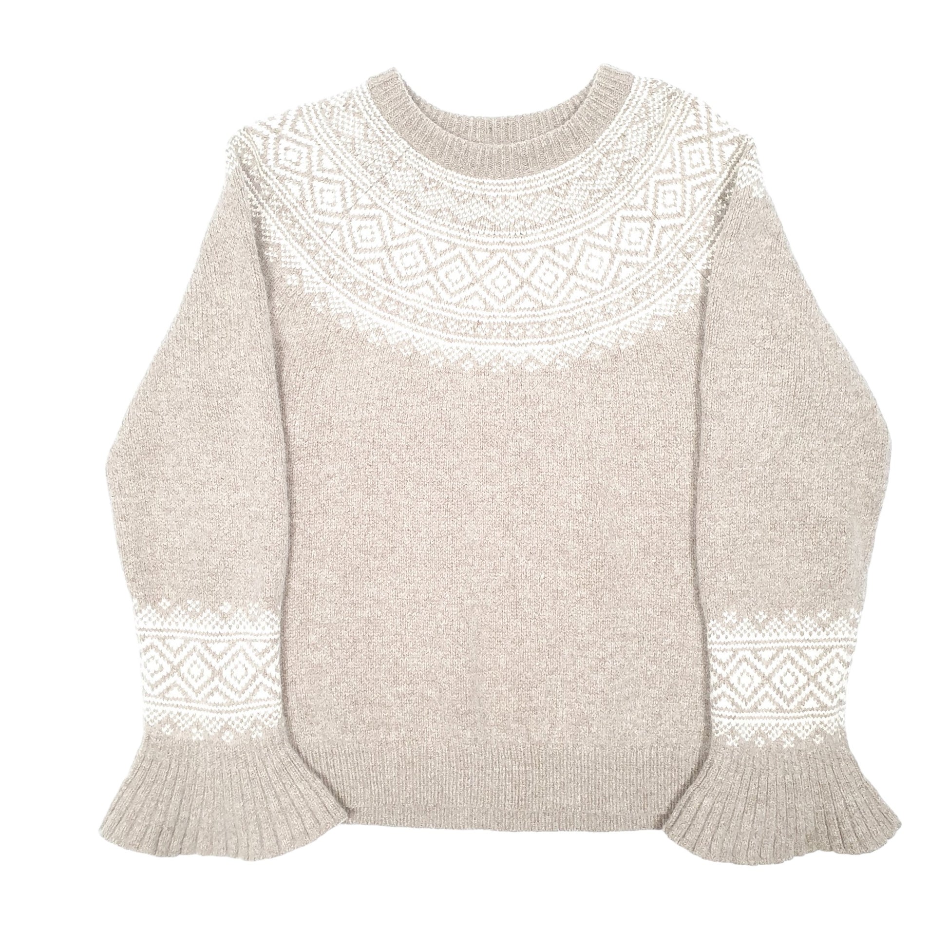 Womens Beige J.Crew Merino Knit Crewneck Jumper