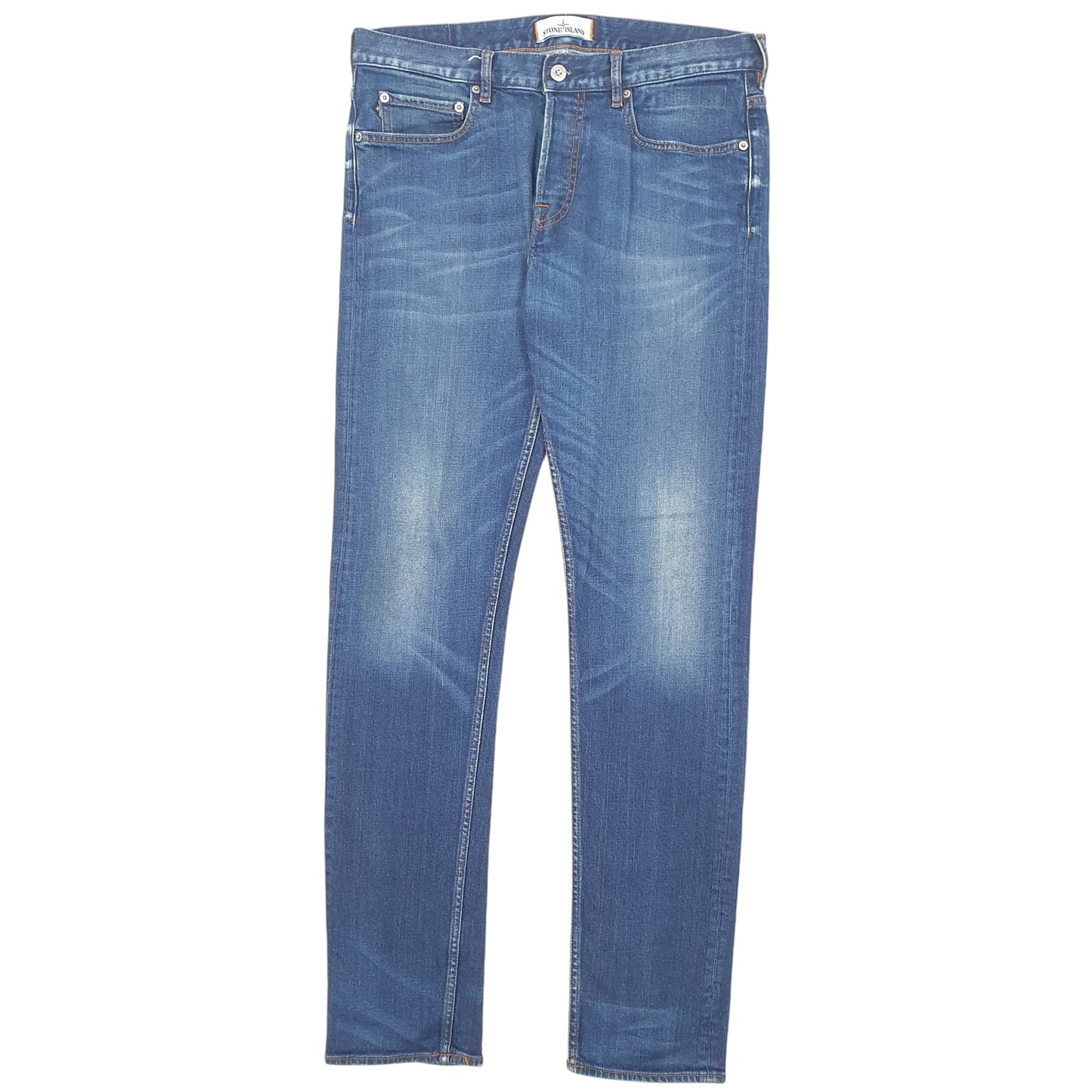 Mens Blue Stone Island  RE-T JeansW32 L34