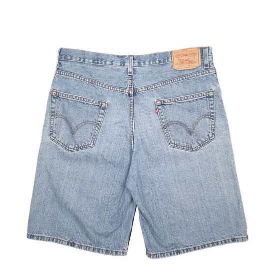 Mens Blue Levis Denim Jeans Jorts Denim Shorts