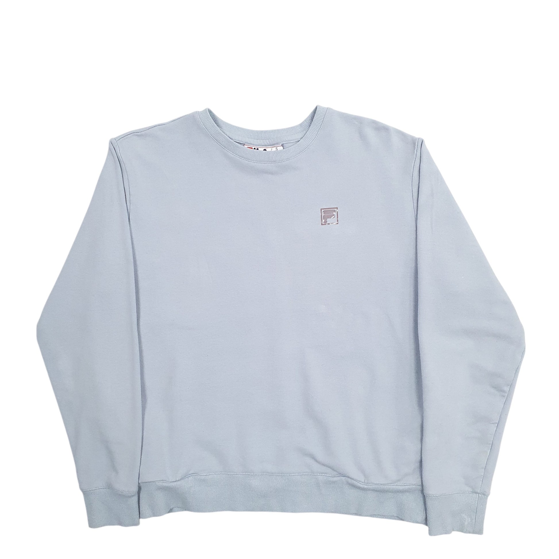 Womens Blue Fila  Crewneck Jumper