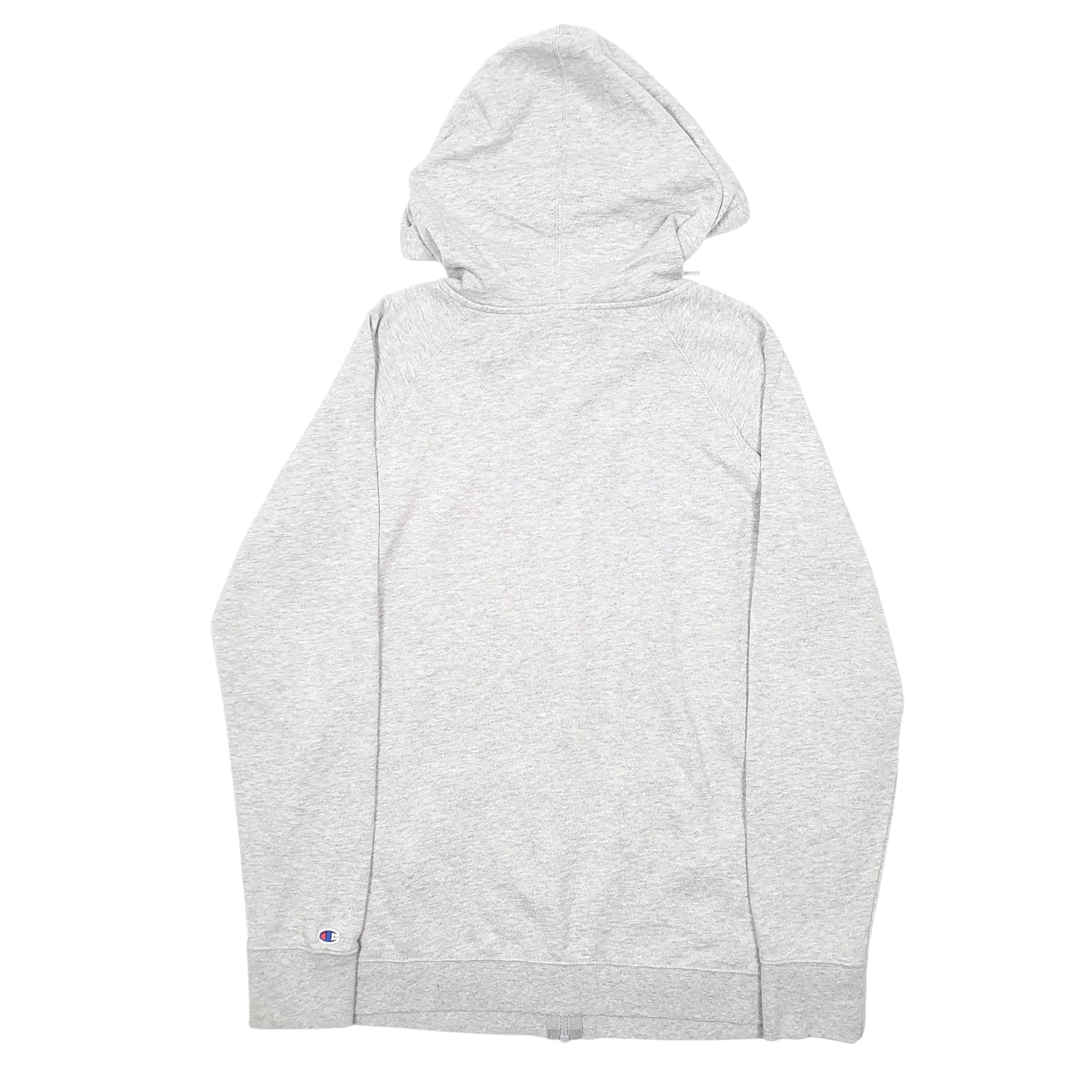 Womens Grey Champion Hoodie Full Zip Jumper