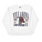 Mens White Tultex Villanova University of Pennsylvania Vintage 90s Crewneck Jumper