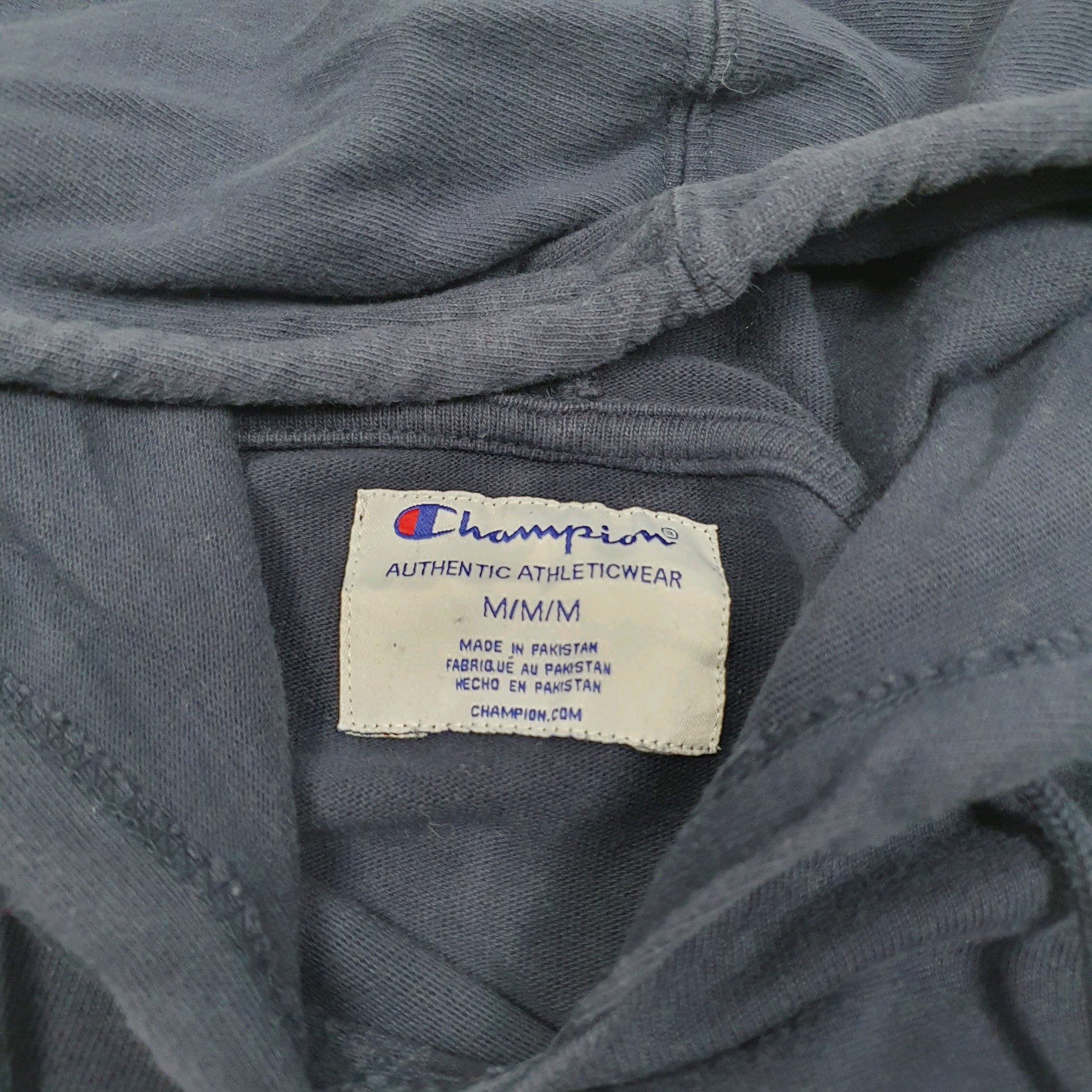 Mens Navy Champion Lightweight Hoodie Jumper