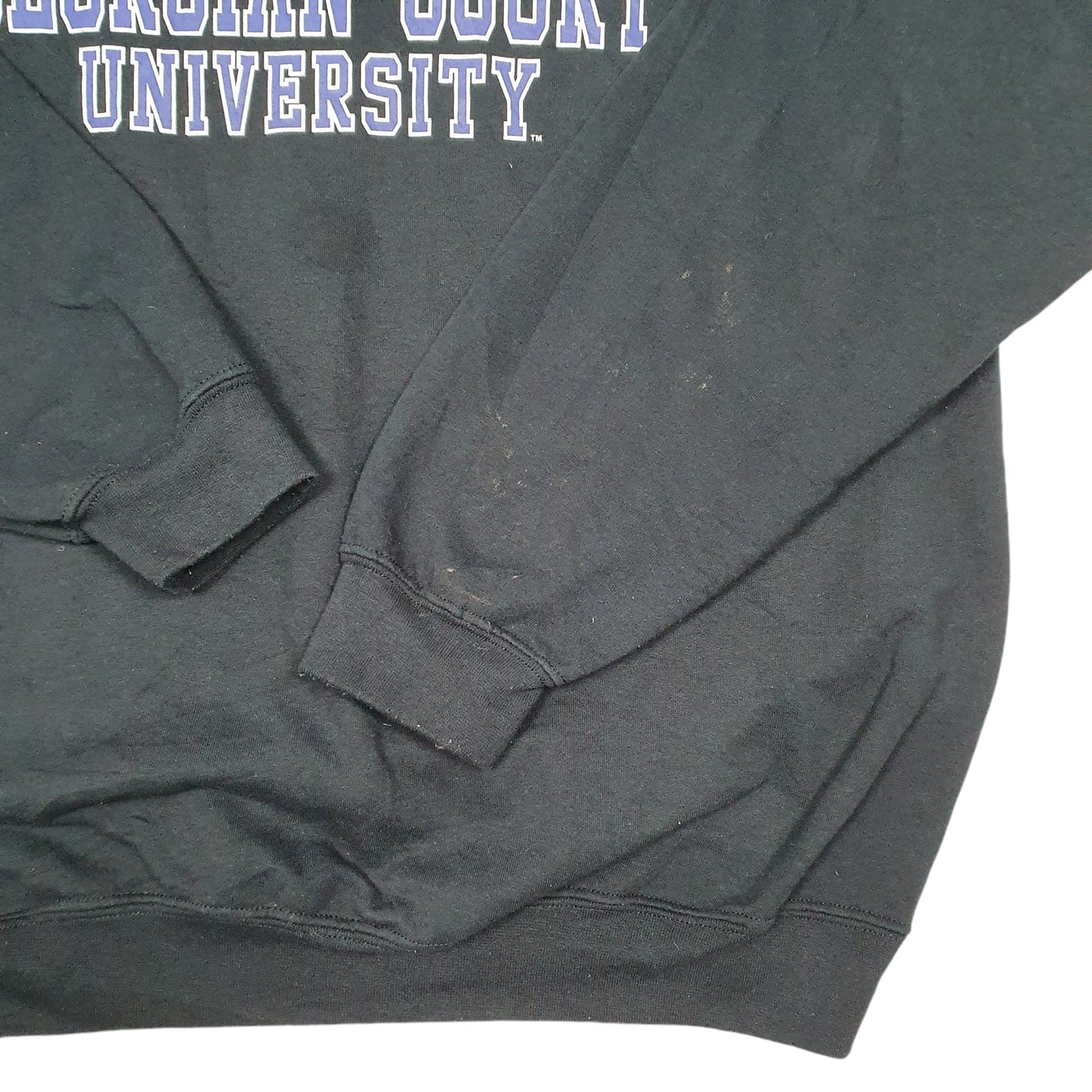 Mens Navy MV Sport Georgian Court University USA Spellout Crewneck Jumper