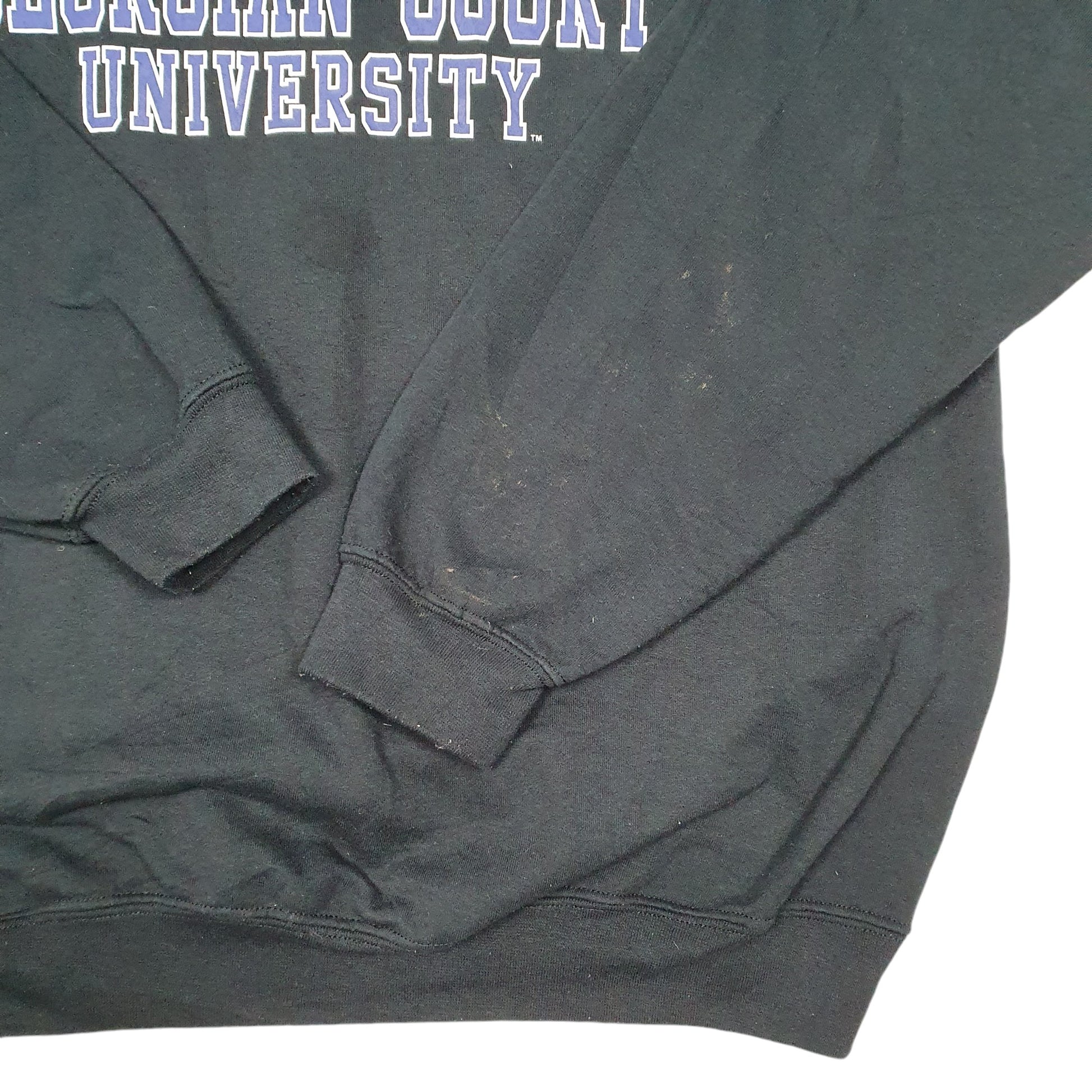 Mens Navy MV Sport Georgian Court University USA Spellout Crewneck Jumper