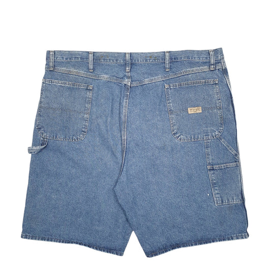 Mens Blue Wrangler Denim Jeans Jorts Denim Shorts