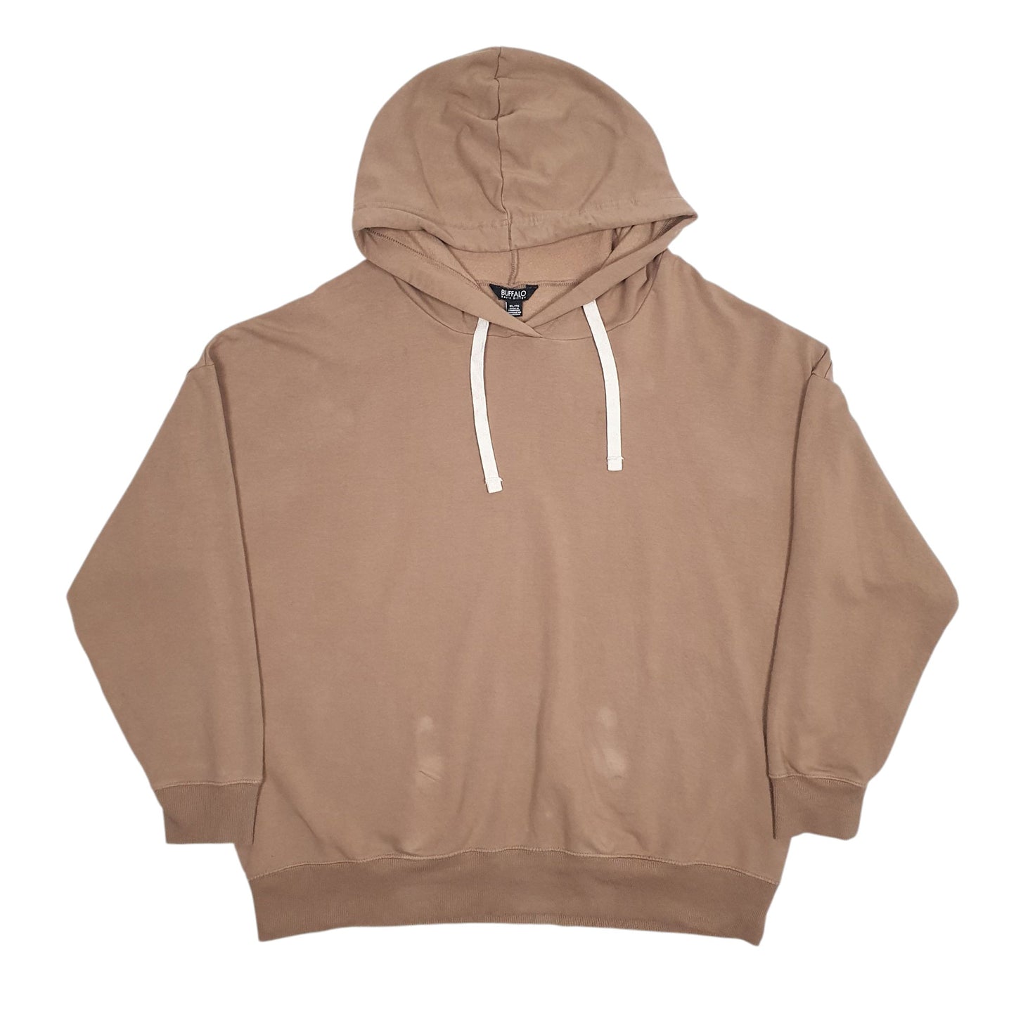 Mens Brown David Bitton Buffalo Hoodie Jumper